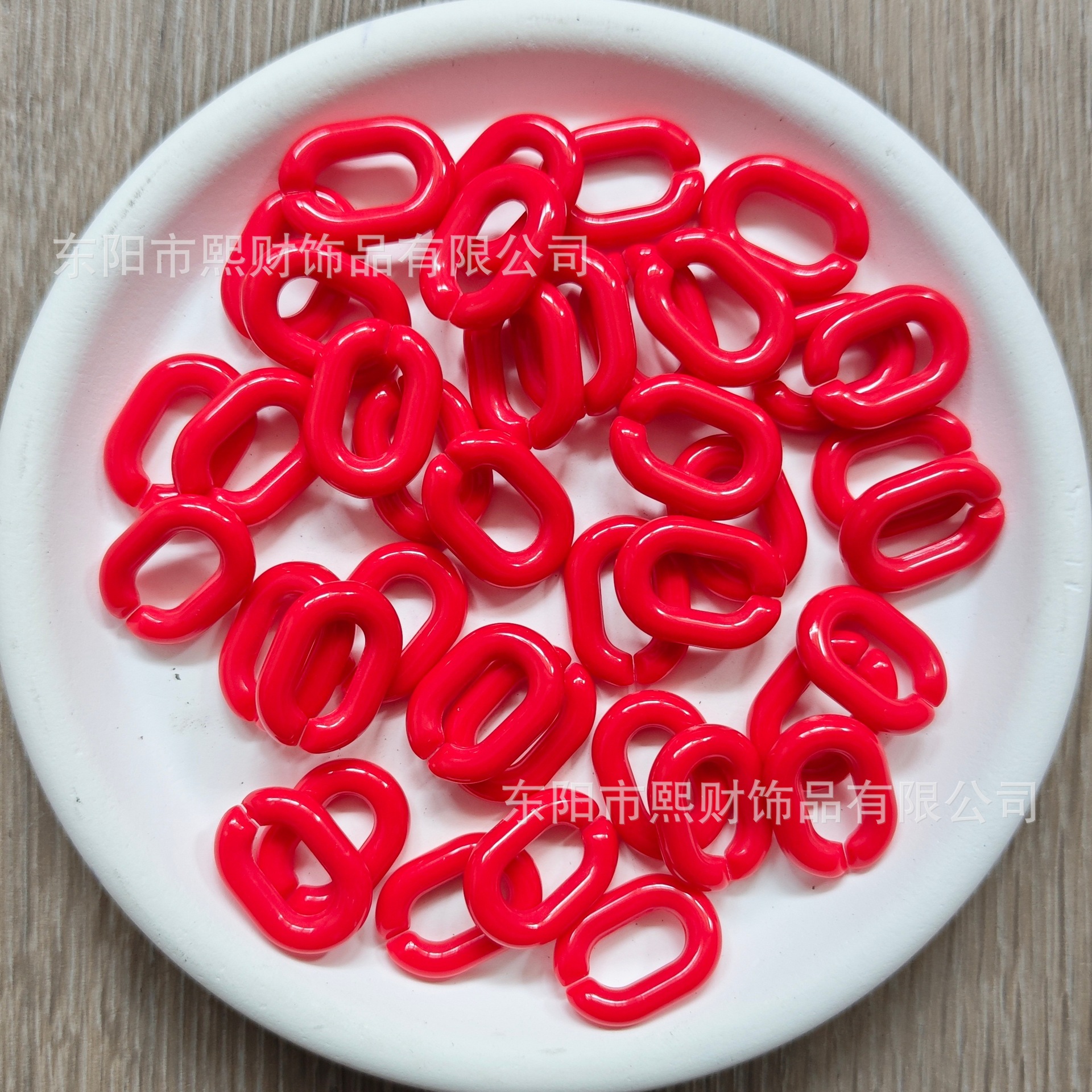 20x14mm color acrílico cadena hebilla anillo llavero bolsa colgante accesorios de la joyería de DIY fábrica al por mayor
