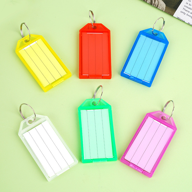 Plastic Key Tags for Rental, Colorful Number Tags, Key Management Labels, Labelable Keychains, Key Rings Plastic Key Tags for Rental, Colorful Number Tags, Key Management Labels, Labelable Keychains, Key Rings