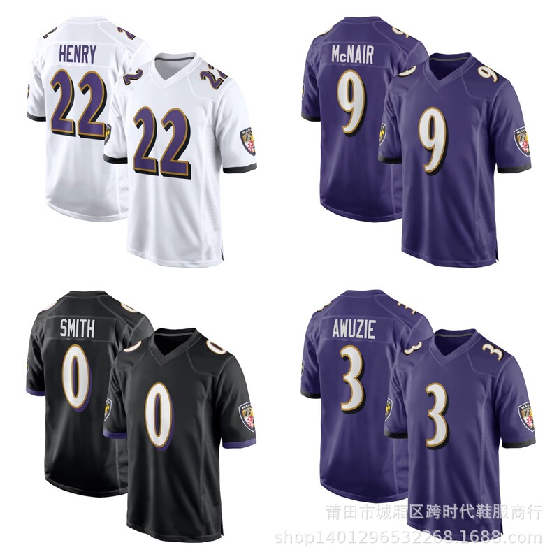 nfl raven's jersey Ravens embroidered football jersey 8 # JACKSON 0 # 22 # HENRY 3 # nfl raven's jersey Ravens embroidered football jersey 8 # JACKSON 0 # 22 # HENRY 3 #