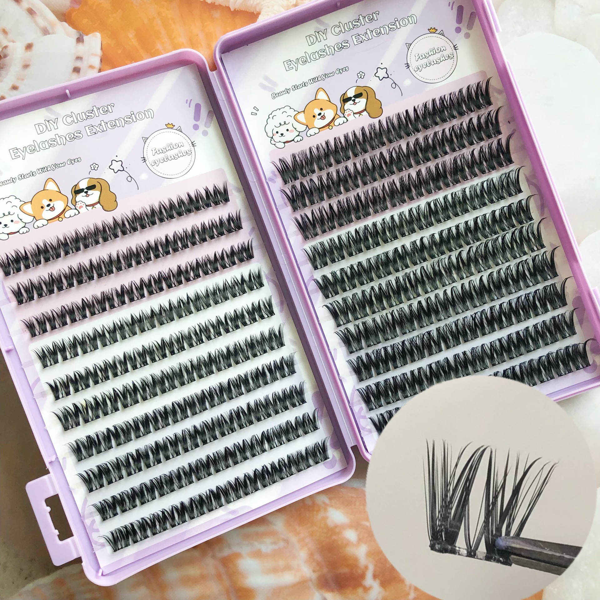 Las pestañas falsas transfronterizas proporcionan pestañas falsas de gran capacidad sin pegamento.