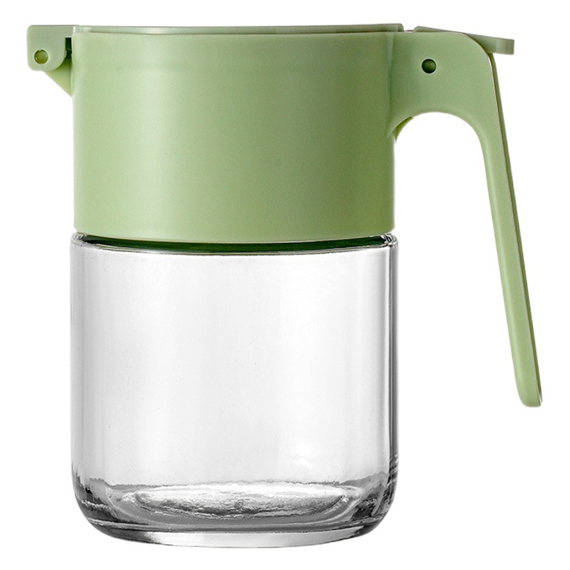 [Tarro de condimento sellado de cocina] frasco de condimento a prueba de humedad de vidrio cuantitativo sal de azúcar doméstica MSG botella de condimento de frasco de esencia de pollo