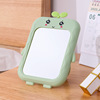 Cartoon table folding mirror for elementary school students, fill light, internet celebrity