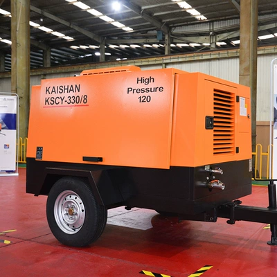 Kaishan Brand Diesel Mobile Hava kompressorları - kaishan-kscy-firewood-deposit