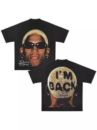 Y2K Retro Style Original Host Gothic Hip-Hop Anime Print Oversized T-Shirt for Men and Women Loose Casual Short Sleeve