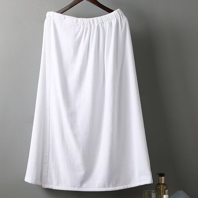 Beauty Salon Customer Skirt Customer Tube Top Bathrobe Bath Skirt Summer Bath Towel Women's Sauna Skin Care Sweat Steamer Pure Cotton Wrap