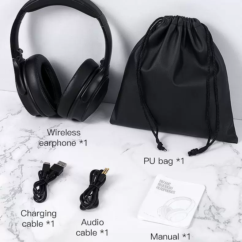 2025 новая Bluetooth-гарнитура, горячая распродажа на Amazon, шумоподавляющие наушники, беспроводные/проводные, двойное назначение, ANC наушники