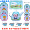 Realistic dessert tea set, children's teapot, family kitchenware, toy