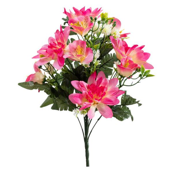 Youfu cross-border supply Amazon 9-prong fan-shaped dahlia bouquet…