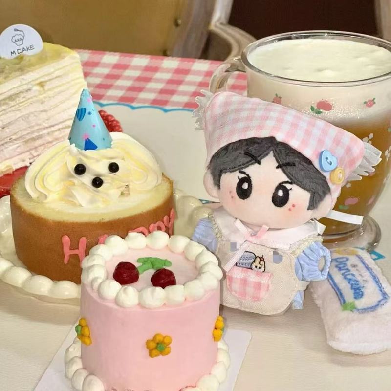 10cmの子供服「ウサギの台所」の綿人形の新しい着せ替え服の高顔値かわいいセット|undefined