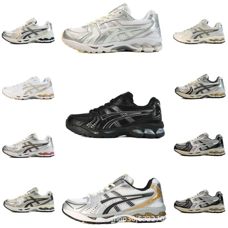 Putian Shoes Arthur Gel-Kayano 14 Mesh Fabric Comfortable and Versatile Wear-Resistant Breathable Low-Top Running Shoes for Men and Women