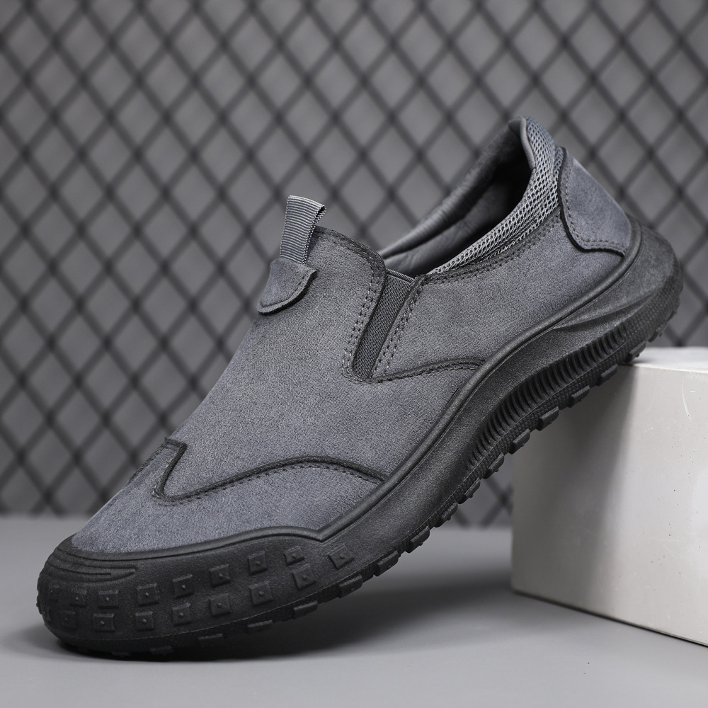Men's shoes spring and autumn new solid color men's comfortable and…