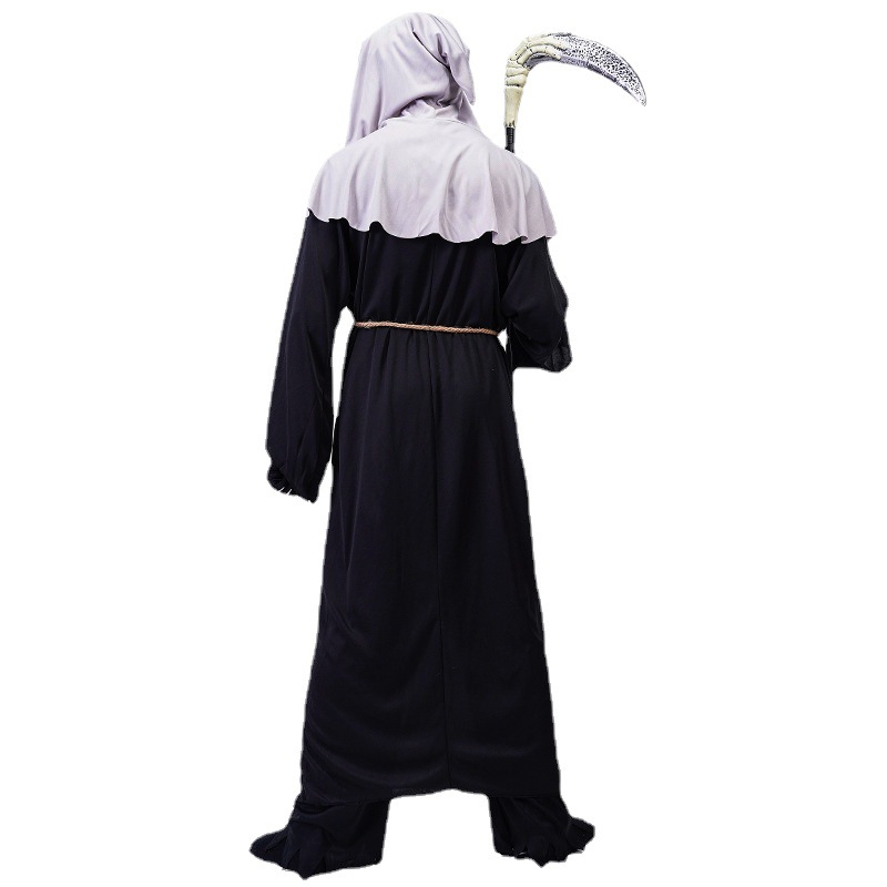 De Halloween de los hombres adultos la muerte fantasma hueso COSPLAY partido etapa rendimiento traje COSPLAY