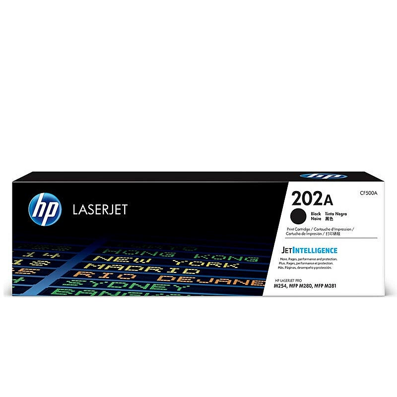 Оригинальный картридж HP CF500A/202A HP тонер hp m281fdw/254dw/254NW/202X