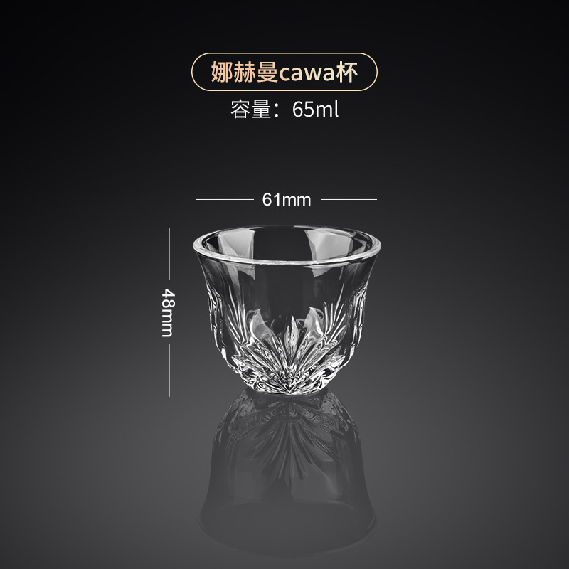 Creativa taza de café turco, plato, taza de té caliente, taza de calabaza de vidrio de estilo europeo, taza de té negro pequeño, taza pública