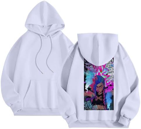 Hoodie for Men Women Arcane League of Legends Art Print Arca