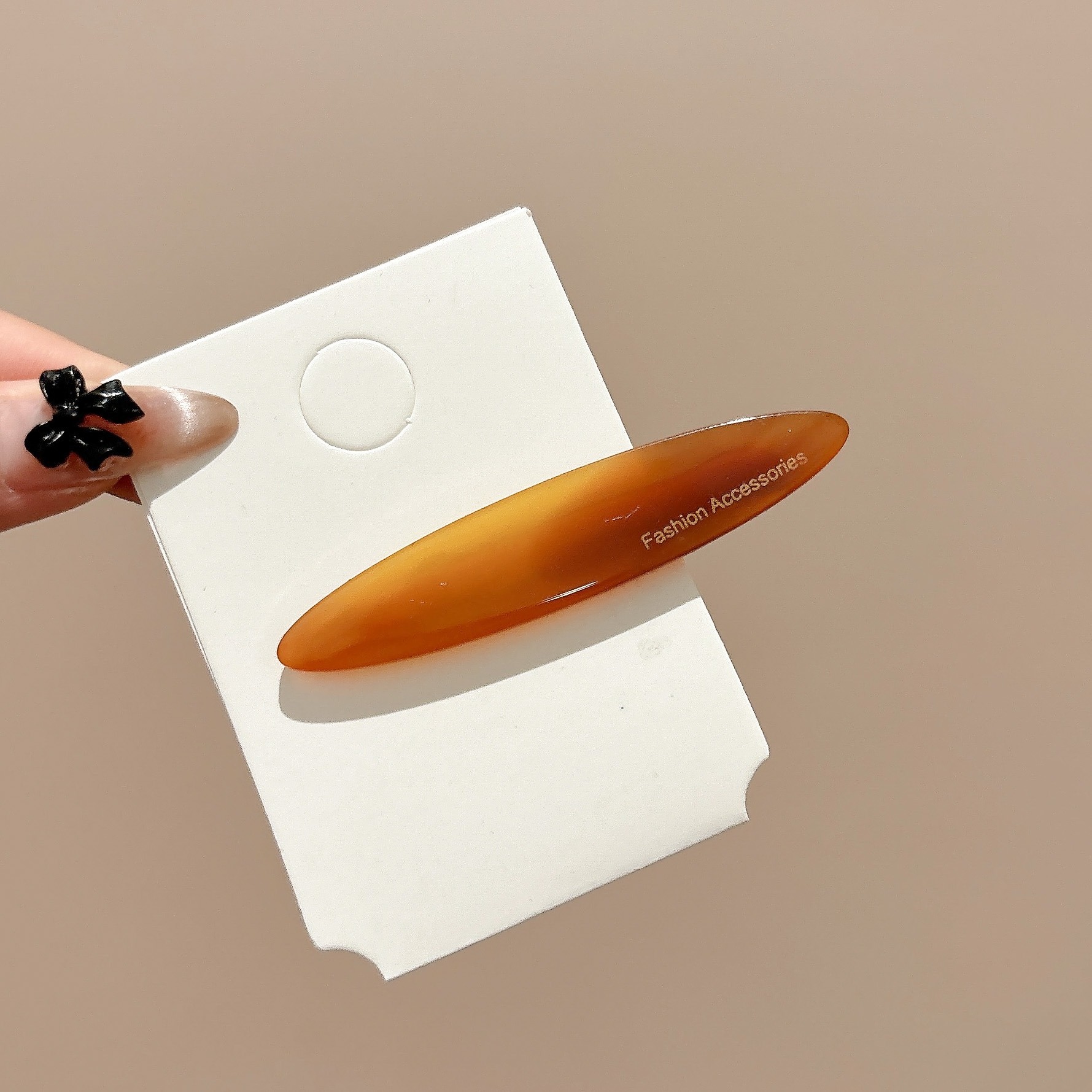 Acetato francés elíptico broca para el cabello lateral de la mujer frisa broca para el cabello otoño y invierno temperamento de alta calidad broca para el cabello de boca de pato image 12