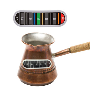 Spot 37-70 Coffee Pot Lcd Temperature Measurement Sticker Temperature-Sensitive Color-Changing Sticker Water Cup Temperature Measurement Sticker Temperature Sensor
