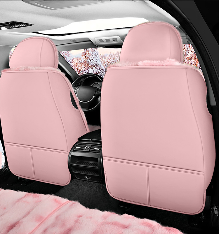 Winter New Plush Bubble Velvet Seat Cover Thickened fleece-lined Warm Full Envelope Car Cushion Multi-piece Car Cushion