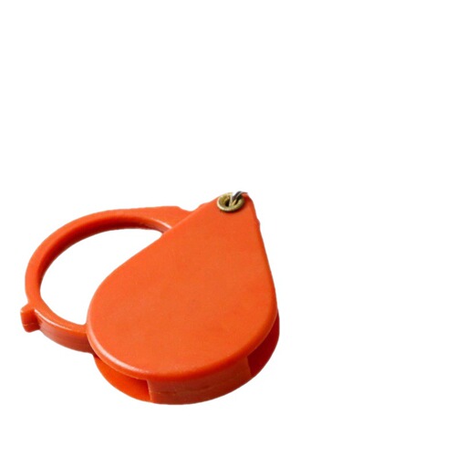Folding keychain magnifying glass, special reading tool for the elderly, high-definition portable handheld mini high-power reading