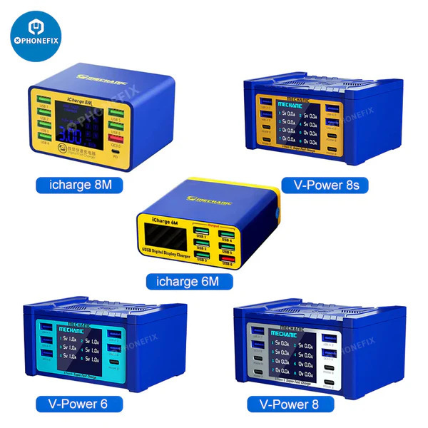 Maintenance guy USB multi-port charger mobile phone multi-port wireless super fast charging Android tablet smart digital display hole Maintenance guy USB multi-port charger mobile phone multi-port wireless super fast charging Android tablet smart digital display hole
