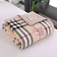 Летнее тонкое одеяло из стираного хлопка, одеяло с кондиционером, моющееся одно- и двуспальное детское студенческое летнее прохладное одеяло, можно стирать в машине