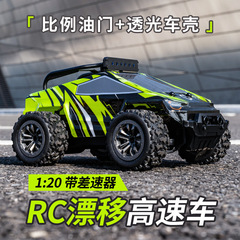 Cross-border 2.4G high-speed remote control car 1:20 full-scale professional large-track off-road drift RC toy model