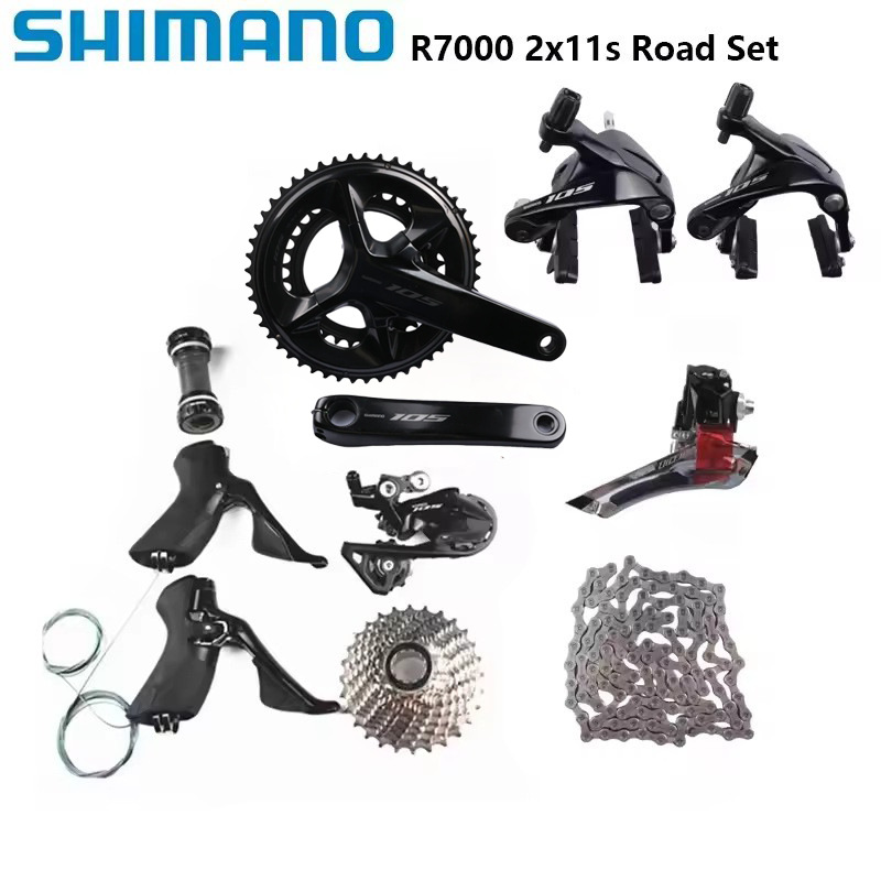 Chainring Upgrade Shimano 105R7000 Large Ring Brake 2×11 Speed Road Bike Transmission Kit