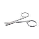 Eyebrow trimming scissors eyebrow nose hair trimmer stainless steel pointed haircut eyelash makeup makeup small scissors beauty makeup bangs