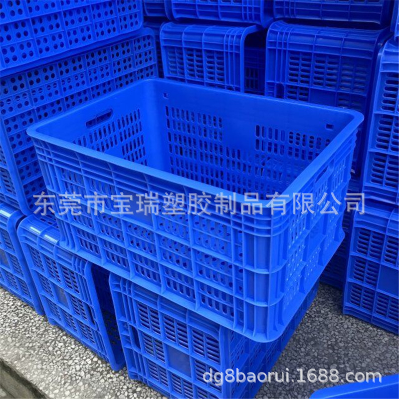 宝瑞直供厦门广州pp塑胶箩 食品 蔬菜箩 多尺寸 有现货 印字