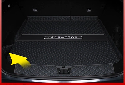 Fully Surround 2025 Zero-Car | Trunk Mat - yaoye-black-bottom-pad-threshold-mat-zero-running-c10-pure-electric-version-exclusive