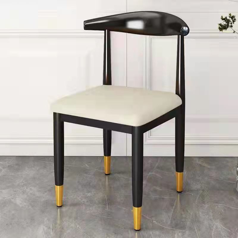 chair backrest thickening Dining chair household stool modern Simplicity Northern Europe adult Economic type table Restaurant Horn Chair