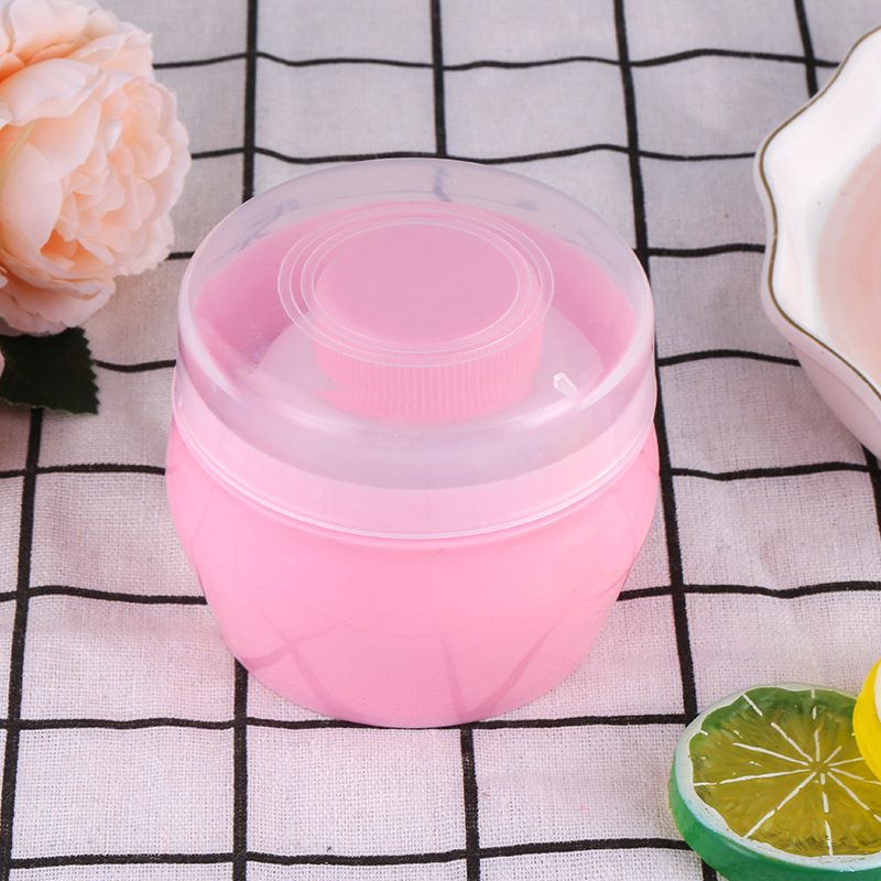 Amazon venta caliente soplo de polvo de felpa para bebés fugas de polvo automático soplo de polvo de talco para recién nacidos soplo de polvo automático para bebés