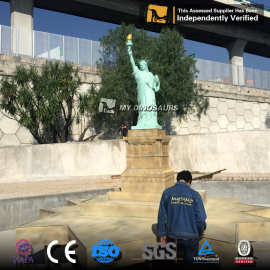 美国自由女神玻璃钢还原模型 公园游乐园商业景区景观建筑