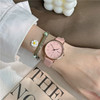 Waterproof universal brand watch, Korean style, simple and elegant design