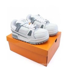 莆田鞋驴家同款Trainer小胖丁厚底面包鞋女百搭运动休闲男板鞋