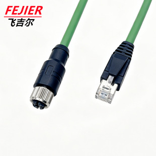 M12 8PĸX�ͷ�ˮ���ղ��^�DRJ45�B���� ��̫�W��6��Q�C�W�j�^