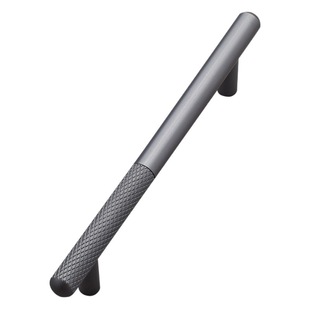 American Style Stitching Two-Color Cloakroom Cabinet Door Handle Industrial Style Knurled Aluminum Alloy Bedside Cabinet Shoe Cabinet Furniture Handle