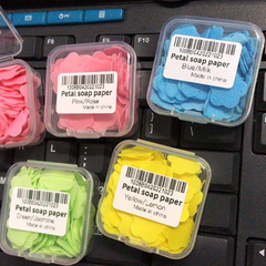 迷你學生盒裝兒童洗手片香皂紙旅行一次性香皂花清香便攜式肥皂片