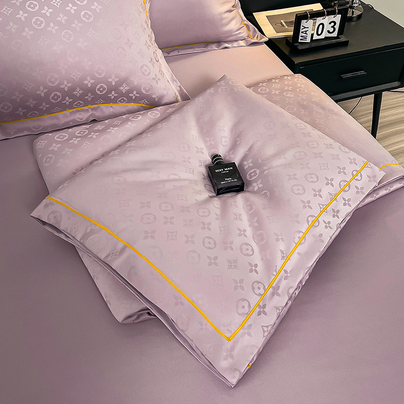 아이비-라이트 퍼플 씻은 텐셀