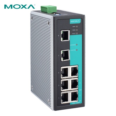 摩莎（MOXA）EDS-408A 8口管理型百兆工业以太网交换机
