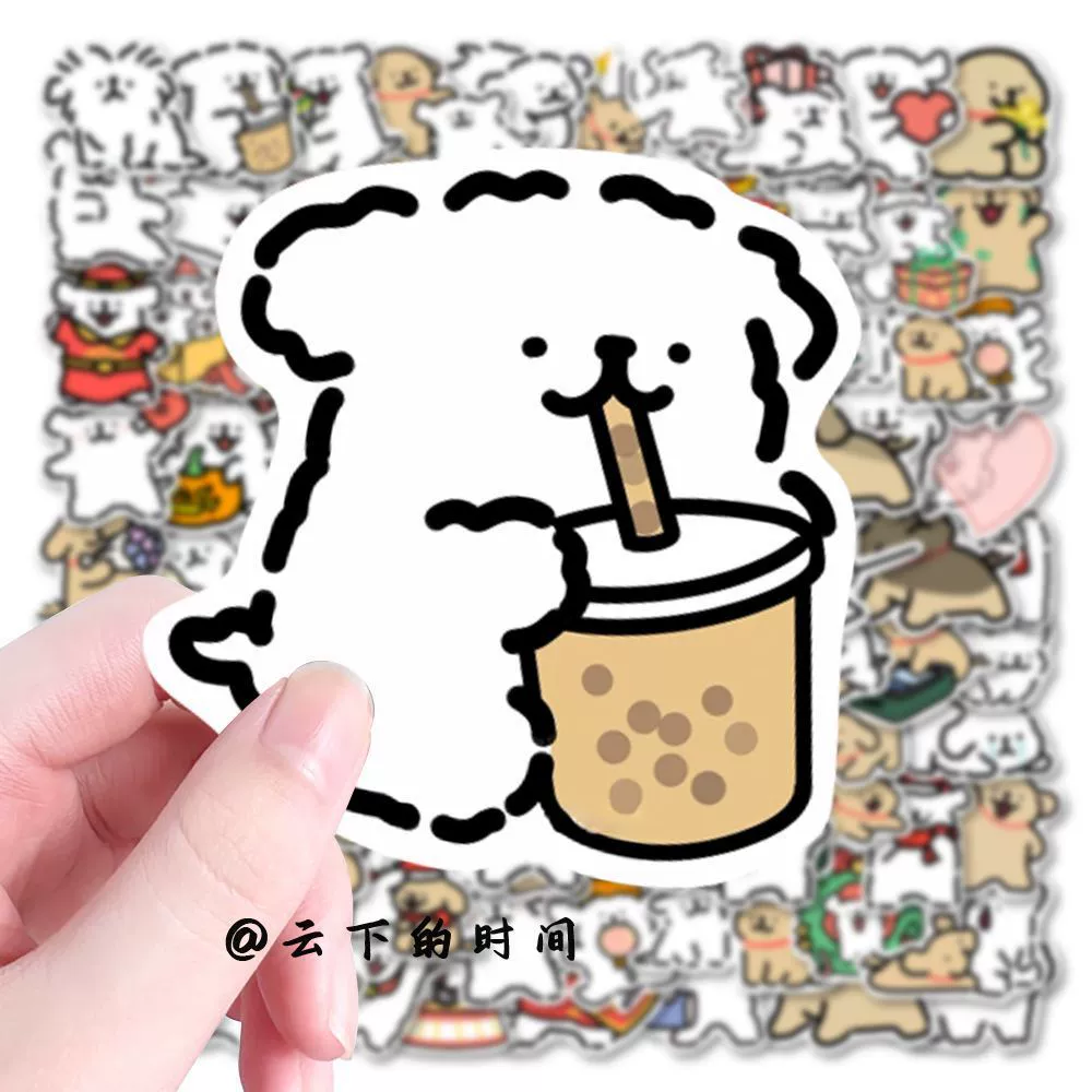 Cartoon cute pack, mobile phone, waterproof sticker, DIY