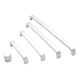 Left Steel Aluminum Alloy 301 Handle Cabinet Wardrobe Door Alumina Modern Handle Drawer Door Handle Hardware Wholesale
