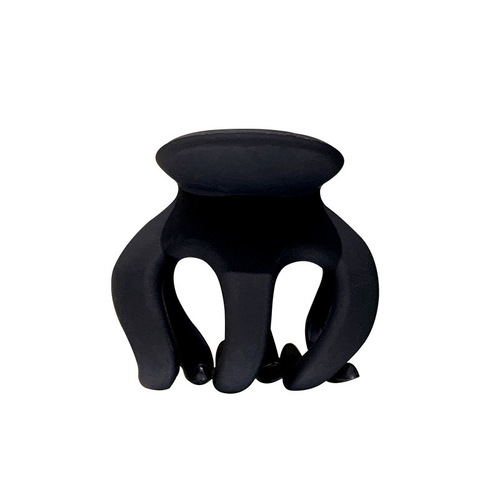 New High Ponytail Fixing Magic Sandpaper Small Hair Clip Back of Head Anti-Drift Shark Clip Flower Hair Accessory