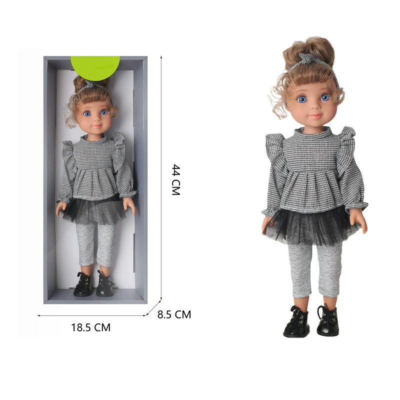 Модная кукла из пластика для переодевания, семейная игрушка, 16 дюймов
