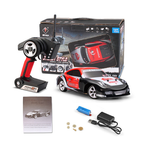 Weili K989 remote control four-wheel drive racing full-scale high-speed drift off-road vehicle electric toy mini racing car K969