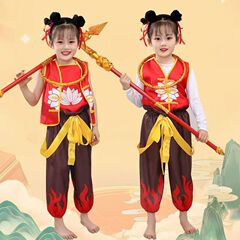 どこの服装の女の子のどこの悪魔の子供の男の子は服装のcosのハロウィンの誕生日の贈り物のセットのアニメの服装を演じます。
