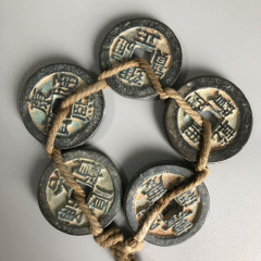 卸売りの骨董品は古をまねて古いものを作って銅の五帝のお金を収集します。