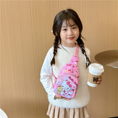 Stylish unisex children's waist bag trendy gift bag cute kids' chest bag new cartoon Koromi single-shoulder crossbody bag