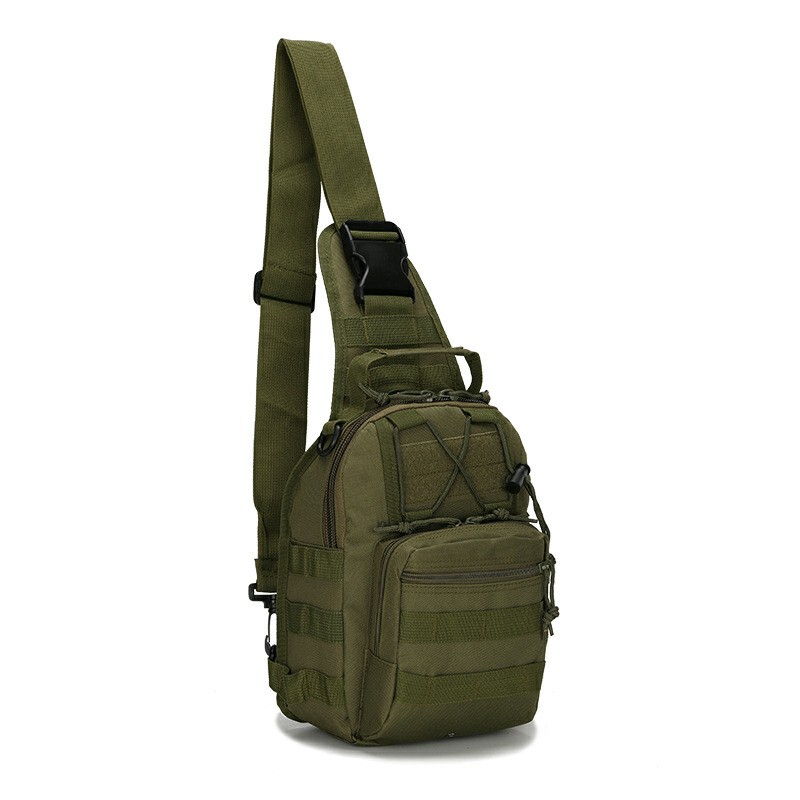 Bolsa táctica de pecho pequeño bolso de camuflaje de bicicleta bolso de hombro al aire libre montañismo portátil luya bolso de hombro de moda hombre solo hombro