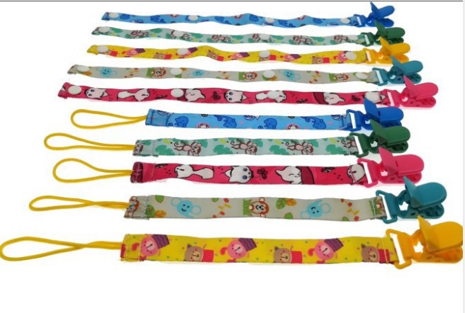 安抚奶嘴链 宝宝牙胶防掉链婴儿奶嘴夹咬咬袋玩具防掉绳|ms